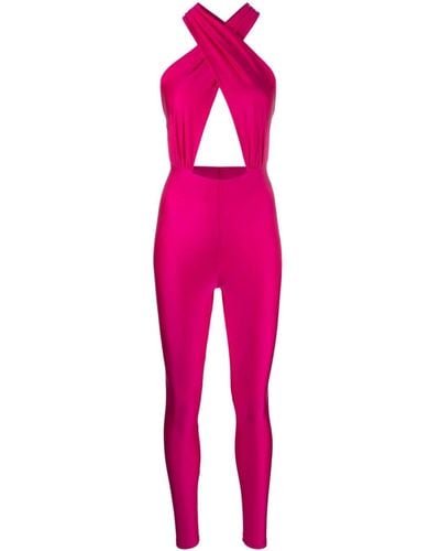ANDAMANE Hola Open-back Jumpsuit - Pink