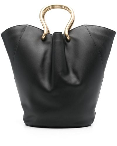 Aje. Maria Leather Tote Bag - Black