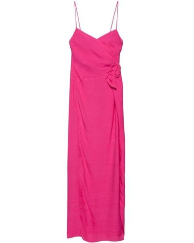 Emporio Armani Knot-detail Dress - Pink