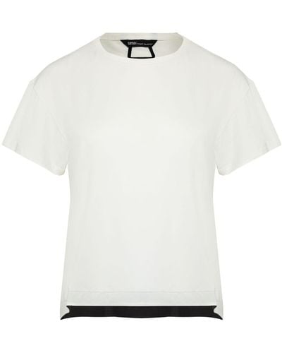 UMA | Raquel Davidowicz T-shirt Cera girocollo - Bianco