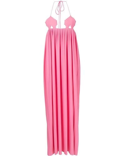 Natasha Zinko Kleid mit Herz-Print - Pink