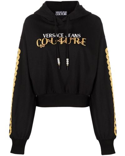 Versace Jeans Couture Logo Couture パーカー - ブラック