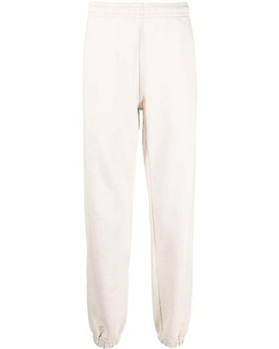 Lacoste Logo-patch Organic Cotton Track Trousers - White