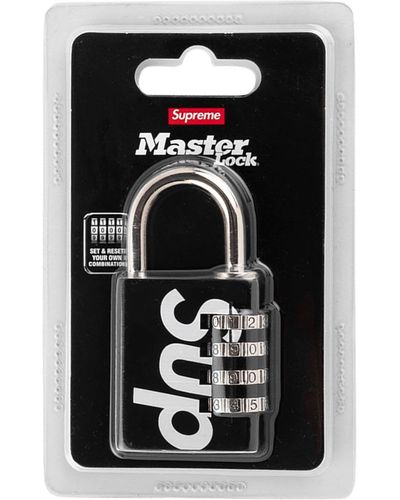 Supreme Master Numeric Combination Lock - Black