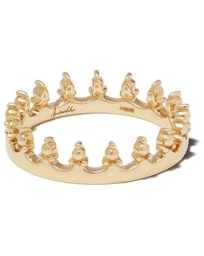 Annoushka 18kt Yellow Gold Crown Ring - Metallic