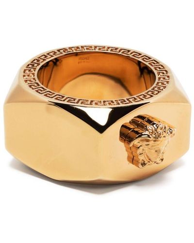 Versace Ring mit Kristallen - Mettallic