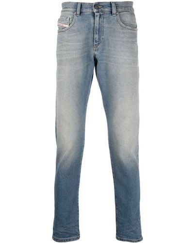 DIESEL Low-rise Slim-fit Jeans - Blue