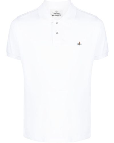 Vivienne Westwood Poloshirt Met Borduurwerk - Wit