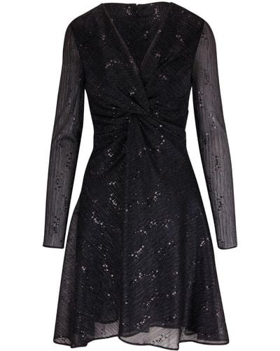 Talbot Runhof Sequin-embellished Dress - Black