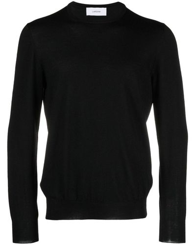 Lardini Pullover mit rundem Ausschnitt - Schwarz
