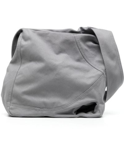Kiko Kostadinov Deultum Cotton Shoulder Bag - Gray