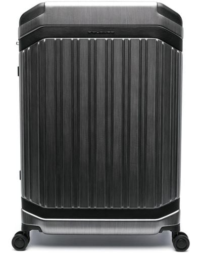 Piquadro Big Spinner Zip-around Suitcase - Black