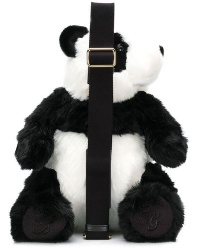 Dolce & Gabbana Bolso con diseño de oso panda - Negro