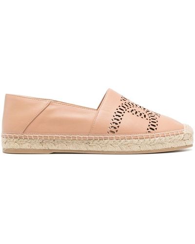 Tod's Kate Leather Espadrilles - Pink