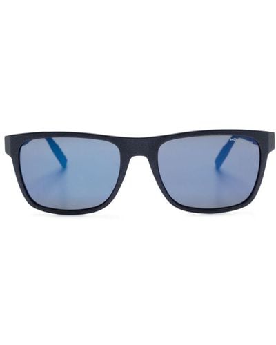 Montblanc Eckige Sonnenbrille - Blau