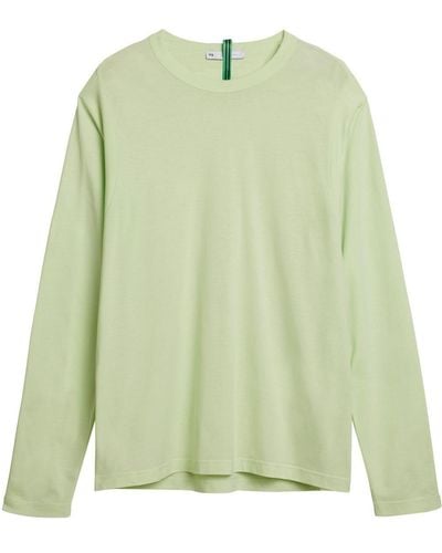 Y-3 Long Sleeve Cut-out Detail Top - Green