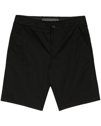 Stone Island Mid-rise Bermuda Shorts - Black