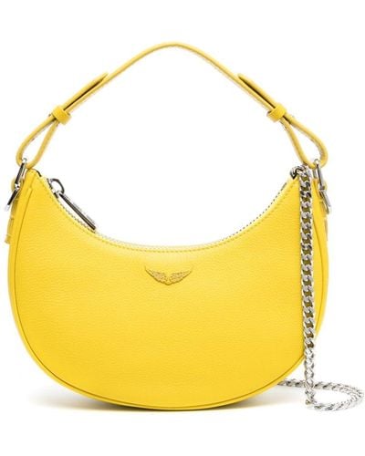 Zadig & Voltaire Moonrock Leather Tote Bag - Yellow