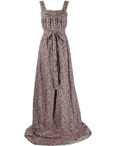 La DoubleJ 'Mimosa' Kleid mit Print - Grün