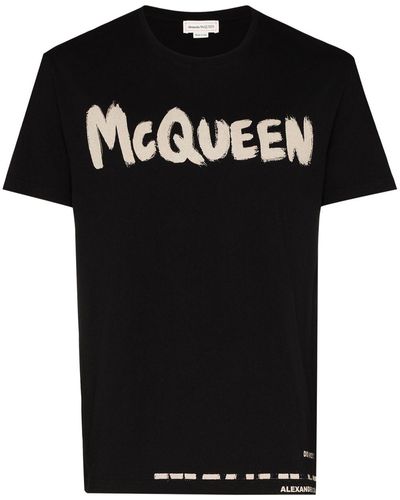 Alexander McQueen T-Shirts - Schwarz