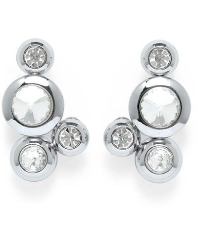 Area Crystal-embellished Ear Cuffs - Metallic