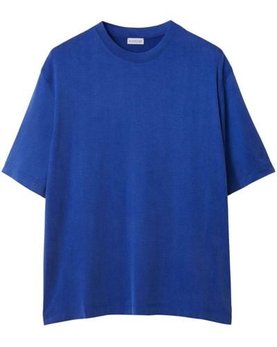 Burberry クルーネック Tシャツ - ブルー