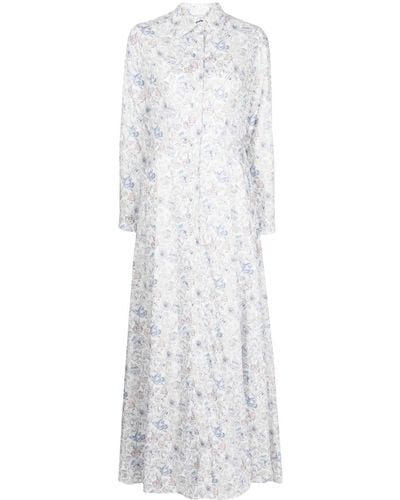 Evi Grintela Juliette Floral-print Dress - White