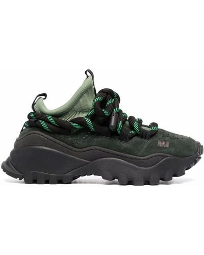 Ami Paris Otto Chunky-laces Sneakers - Green