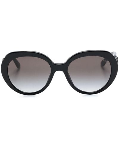 Michael Kors San Lucas Round-frame Sunglasses - Black