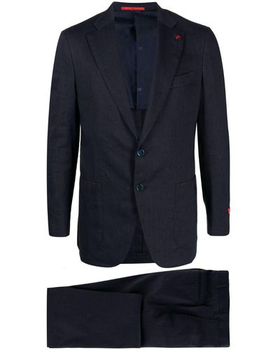 Incotex Slim-cut Single-breasted Suit - Blue