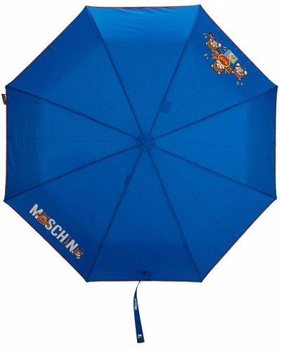 Moschino テディベア 傘 - ブルー