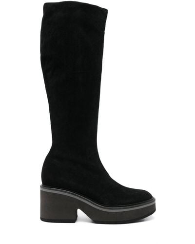 Robert Clergerie Anki Chunky-sole Boots - Black