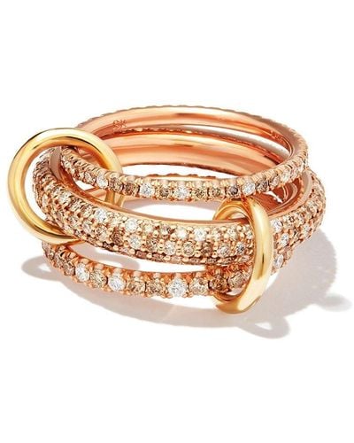 Spinelli Kilcollin 18k Rose Gold Nova Diamond Ring - White