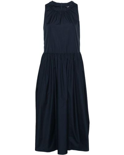 Max Mara Mouwloze Midi-jurk - Blauw