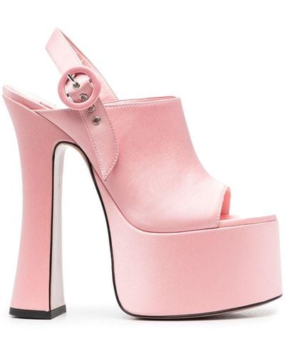 Piferi Satin High-heel Sandals - Pink