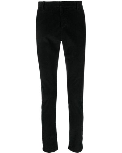 Dondup Corduroy Cotton Trousers - Black
