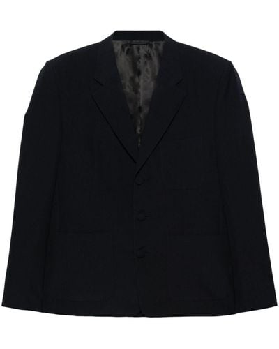 Givenchy Single-breasted Wool Blazer - Black