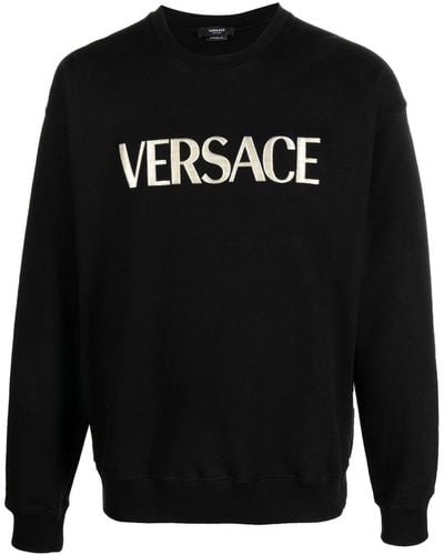 Versace ロゴ プルオーバー - ブラック