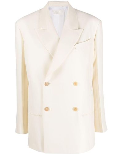 The Row Cosima Wool-silk Blend Jacket - White