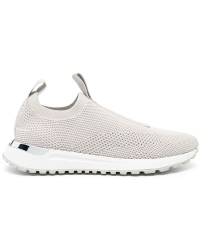 Michael kors slip on womens grey deals