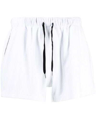 BLUE SKY INN Textured-Finish Deck Shorts - White