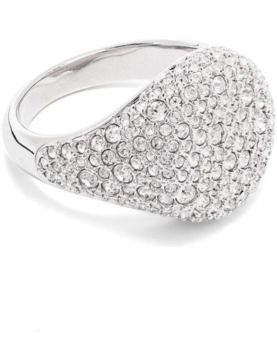 Swarovski Meteora Crystal-embellished Ring - White