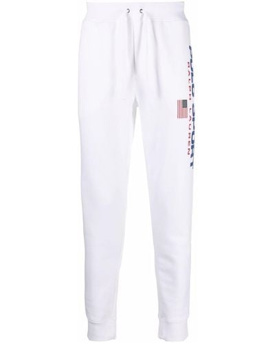 Polo Ralph Lauren Jogginghose mit Logo-Print - Weiß