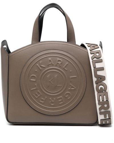 Totes bags Karl Lagerfeld - K Crocss small handbag - 226W3047512