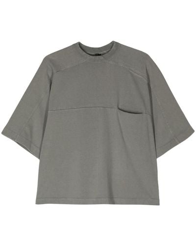 Entire studios Crew-neck Organic Cotton T-shirt - Grey