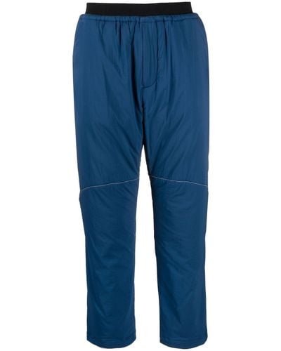 and wander Logo-print Track Trousers - Blue