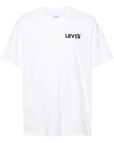Levi's Logo-print Cotton T-shirt - White