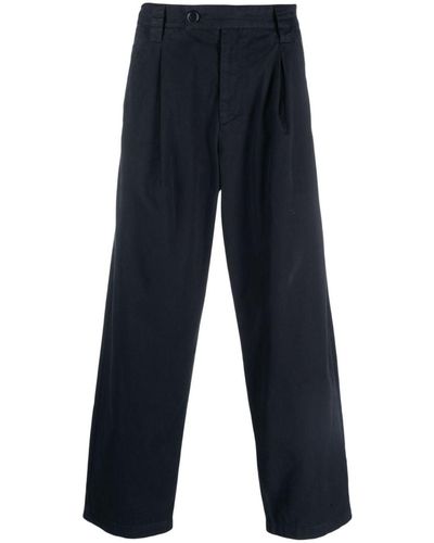 A.P.C. Pantalones Renee rectos - Azul