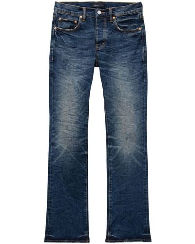 Purple Brand Faded Flared Jeans - Blue