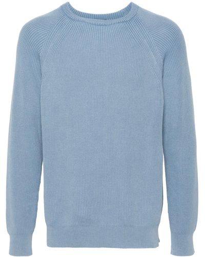 Drumohr Pullover mit rundem Ausschnitt - Blau